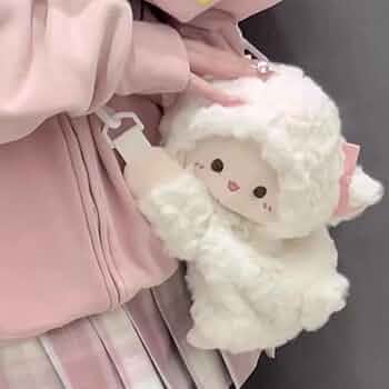 Lambie™ Kawaii Plush Crossbody Bag | Cute Sheep Shoulder Bag 🐑